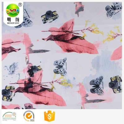 China Other Shaoxing high quality polyester paper printing peach skin jorjet fabric for sale