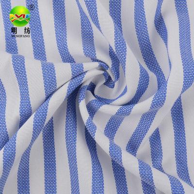 China Strip 100% Viscose Rayon Yarn Dyed Stripe Woven Fabric for sale