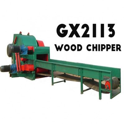 China Garment Shops Wood Shredder Machine For Sale With Main Motor 220kw Automatic Feeding Conveyor for sale