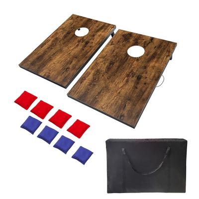 China Outdoor MDF Wooden Boards Yard Game Cornhole Game MDF 2 Set Cornhole Board Set for sale