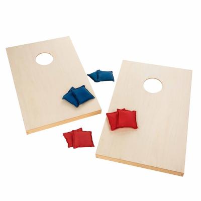 China Custom Outdoor MDF Toys Outdoor Cornhole Throwing Game Sandbag Board For Adult for sale