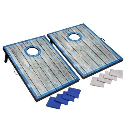 China Wholesale Customized Classic MDF 2x4 Color Cornhole Games Set Corn Hole Boards With Bean Bags for sale