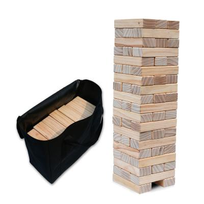 China Hotel Restaurant Child Home Play Pressed Educational Wooden Building Blocks Toy Wooden Jungle Pallet Kids Wooden Toys for sale