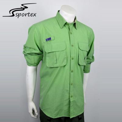 China Fishing / Trekking Male Custom Outdoor Shirts XS - 2XL Size Denim Shirts for sale