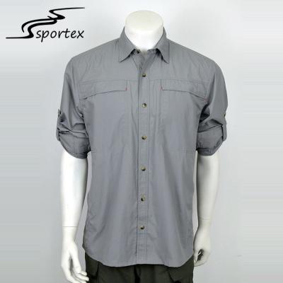 China Dry Fit 100% Nylon Custom Fishing Shirts XS - 2XL Sizes Minimalistic Design for sale