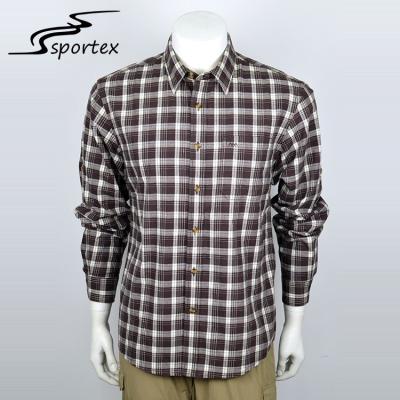 China Spring / Autumn Colorful Casual Check Shirt , Mens Casual Long Sleeve Shirts XS - 2XL for sale