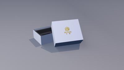 China Weißer Deckel und basierte Pappgeschenkboxen für das Schmuck-Verpacken zu verkaufen