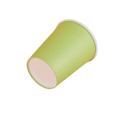 China Disposable Custom Printed Disposable Single Wall Paper Cups Coffee Paper Cup Drinkware Cup for sale