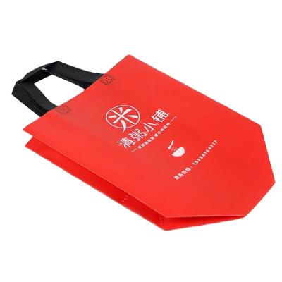 China New Gift Printing Food Packaging Security Bag Fast Food Packing Bag Non-woven Packaging Bag for sale