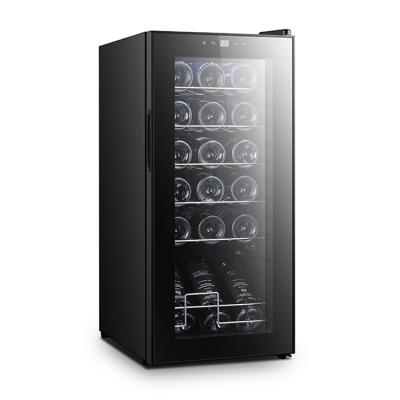 China OEM Hotel Control Panel Lock 18 Automatic Bottles Compressor Portable Cooler Wine Fridge, Wine Fridge Furniture for sale