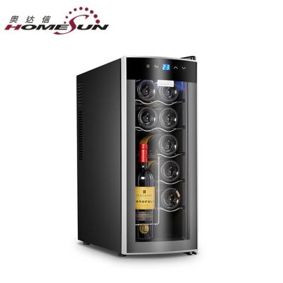 China BCW-35A 12bottles Peltier Red Wine Cellar Refrigerator 12 Narrow Bottles for sale