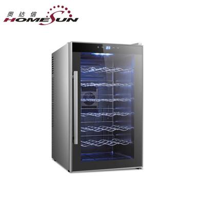 China Low Noise Wine Fridge Refrigerator 28 Counter Bottles BCW-70 28 Bottles Under Counter for sale