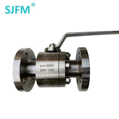 China General High Strength Performance High Pressure Flange Ball Valve for sale