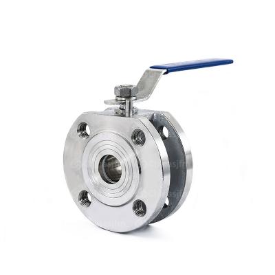 China General Good Quality High Deck Type Flange Stainless Steel Ball Valve Wafer Valve for sale