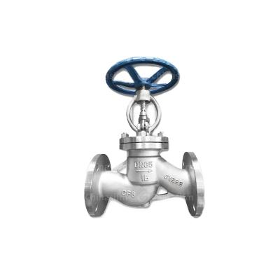 China General Sensitive Control Flanged Valves Stainless Steel Material Angle Globe Valve for sale