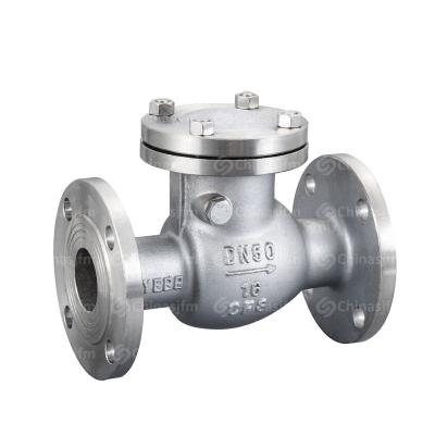 China General SS301/304/316L Forged Steel Swing Check Valve For Water Oil Vapor for sale