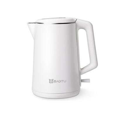 China Chassis Heats Top Quality Best Price Cylinder Electric Tea Kettle White Electric Kettle for sale