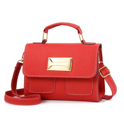 China 2021New Vintage Fashion PU Leather Shoulder Handbags Luxury Woman Bags Luxury Bag for sale