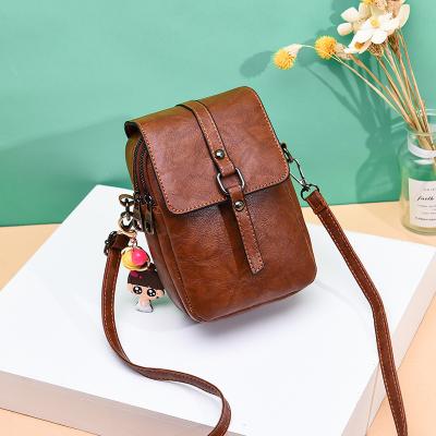 China 2021 Vintage New Arrival OEM PU Leather Top Handle Bag Women Handbag for sale