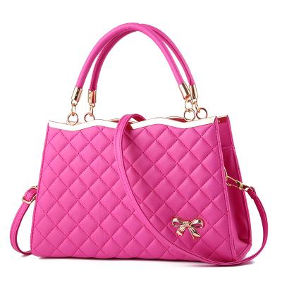 China 2021 vintage fashionable classic yarn pu leather cross - body handbags ladies handbags for ladies for sale