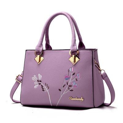 China 2021 Wholesale Vintage Fashion Designer PU Ladies Handbag Leather Shoulder Cross - Body Women Custom Purses and Handbags for sale