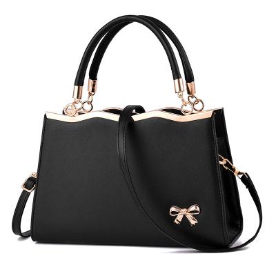 China Customer High Quality Leather Women Bag Vintage Fashion PU Single Shoulder Cross - Large Body Handbag Set for sale