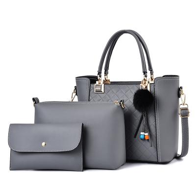 China 2021 Vintage Hot Selling Unisex Leather Cross - Body Bag Ladies Purses and Women Handbags Set for sale