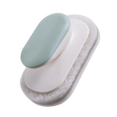 China New Sustainable Brush Cellulose Kitchen Sponge Scrubber For Kitchen Cleaning for sale