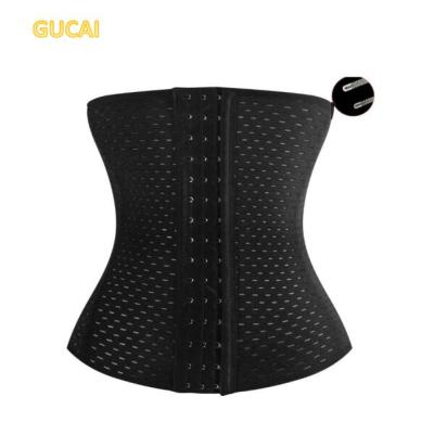 China 3 HOOKS AND Trainers 4 STEELS Women Waist Corset For Weight Loss Tummy Control Steel Boned Body Shaper With Adjustable Hooks for sale