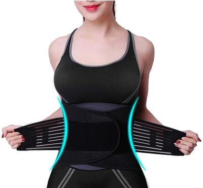 China Women Men Waist Trainer Slimming Belt Tummy Sport Belt Waist Support Suppor Diet Corset With 4 Bars for sale