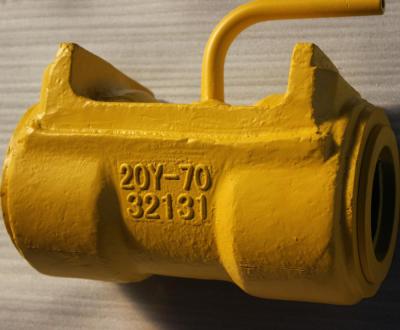 China Crawler Excavator Factory Supply Excavator Spare Parts Head 20Y-70 Yellow 32131 For Boom for sale