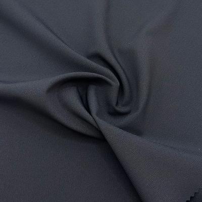 China 75D Matte Twisted Vertical Striped Fabric 4 Way Stretch Rayon Polyester Spandex Fabric for sale