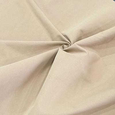 China Elastic Taffeta Silk Like Recycled Nylon Spandex Fabric 170GSM Plain Style for sale