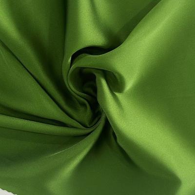 China Polyester Elastic Satin Chiffon Fabric 50D*50D+20D 92GSM For Dresses And Gowns for sale