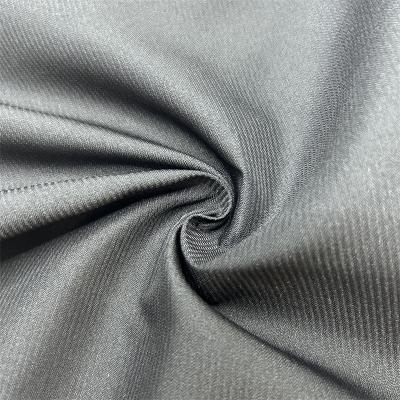 China 150D Low Stretch Recycled Polyester Twisted Twill Fabric With Vertical Stripes 150D*150D Dresses And Skirts for sale