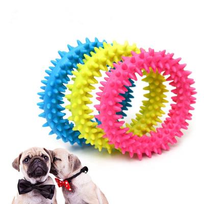 China Viable Dog Toys For Small Dogs Chew Ring Play Toy Dogs Resistance To Bite Pet Training Products for sale