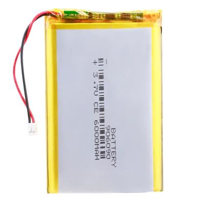 China Long Cycle Life 3.7V 906090 Recharge 6000mah Polymer Lithium Ion Battery For Digital Products Liter Energy Battery With 2pin PH 2.0mm Connector for sale