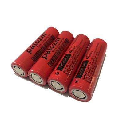 China Long life cycle full test factory wholesale 18650 Li-ion 3.7V rechargeable battery 18650 lithium battery 3.7v 3000mah for sale