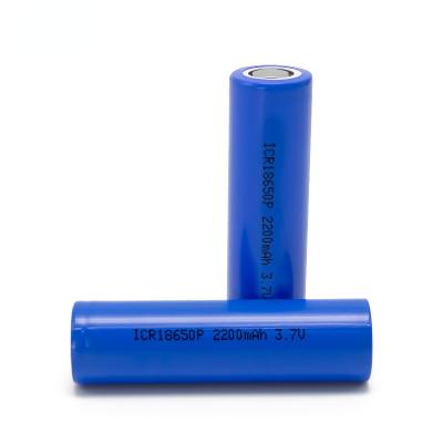 China Long Cycle Life Cheapest BRI CB Certificated Brand New 18650 Lithium Ion Battery 3.7v Rechargeable 2200mah For Tools Toys for sale