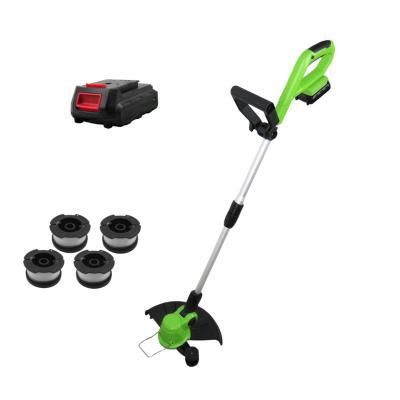 China China Household Gardening Tools Machine Electric Grass Trimmer Anti-skid Cordless Power String Trimmer and Equipment Brush Cutter Set for sale