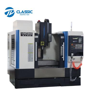 China High Quality Metal Machining Machine VMC640 Taiwan Spindle 4 Axis CNC Vertical Machining Center for sale