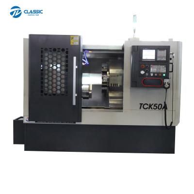 China Industrial Equipment Bed Lathe Machine and CNC Lathe TCK50A CNC Lathe Machine Oblique Machine for sale