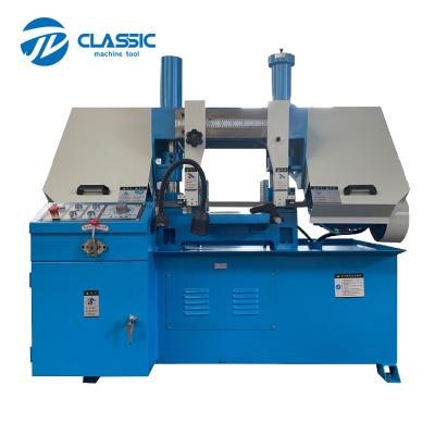 China Precision 45 Horizontal Degree Aluminum Profile Cutting Metal Band Sawing Machine GHZ4235 Automatic Horizontal Band Saw Machine for sale