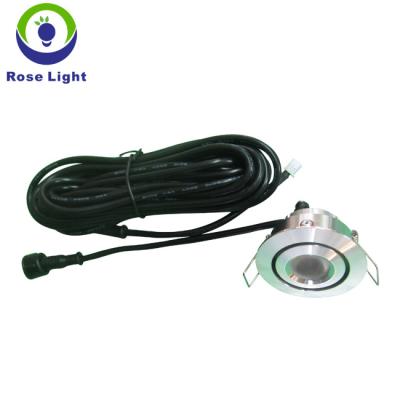 China Modern Mini Spotlights IP44 42mm 3w Recessed Waterproof Balcony Downlight for sale