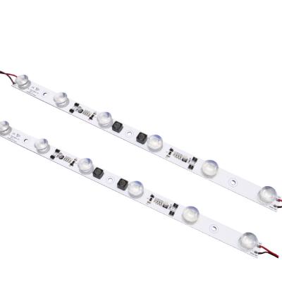 China AL+PVC 24V LED Module Led Strip With Grazing Lighting For Textile Light Boxes IP33 for sale