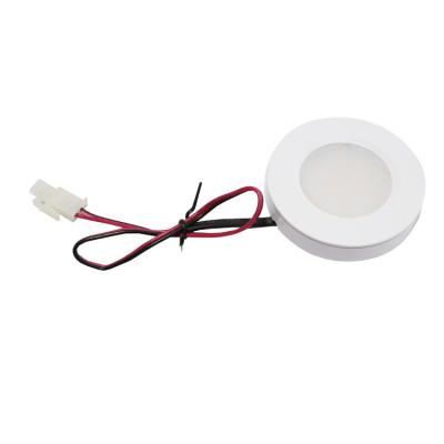 China Wall Mounted 3W White Housing Under Cabinet Lighting Mini Dimmable Led Pebble Light for sale