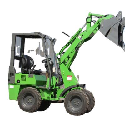 China Building Material Stores Articulated Mini Wheel Loader With CE Approved , Quick Hitch for sale