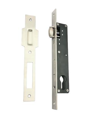 China Alu/Steel/Wooden Doors 8520mm Narrow Ball Hook Mortise Lock Set Door Lock Body 20mm Mortise Lock Body For Alu Door Frames for sale