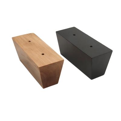 China Modern Cabinet Feet Straight Fit Solid Wood Legs Sink Feet Wood Legs For Sofa for sale