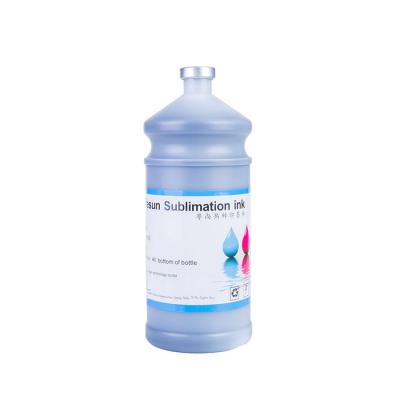 China Bright And Excellent Colors Water Fastness Water Based Sublimation Inkjet Printing Ink for sale